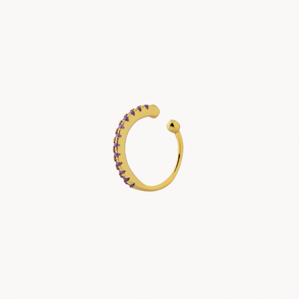 PENDIENTE EAR CUFF MALVA VERA