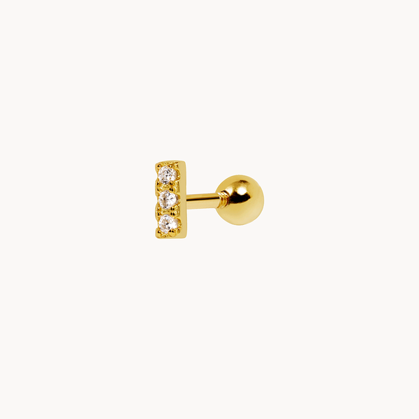 SHINY SIMPLE BAR PIERCING