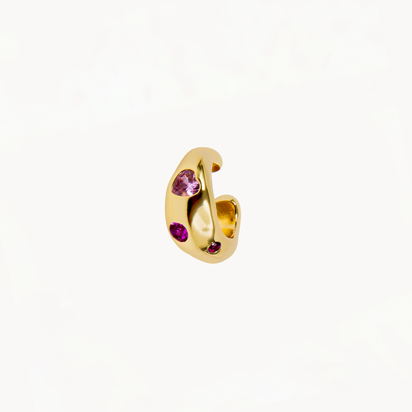 STRAWBERRY EAR CUFF EARRING