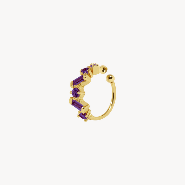 PENDIENTE EAR CUFF VIOLET LUA