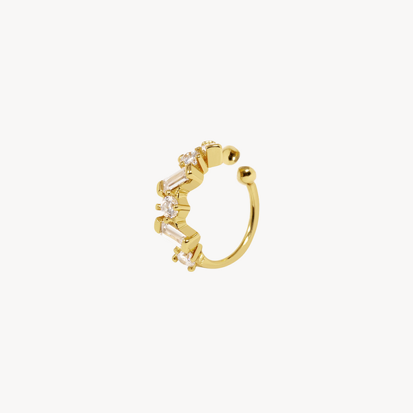 LUA WHITE EAR CUFF EARRING