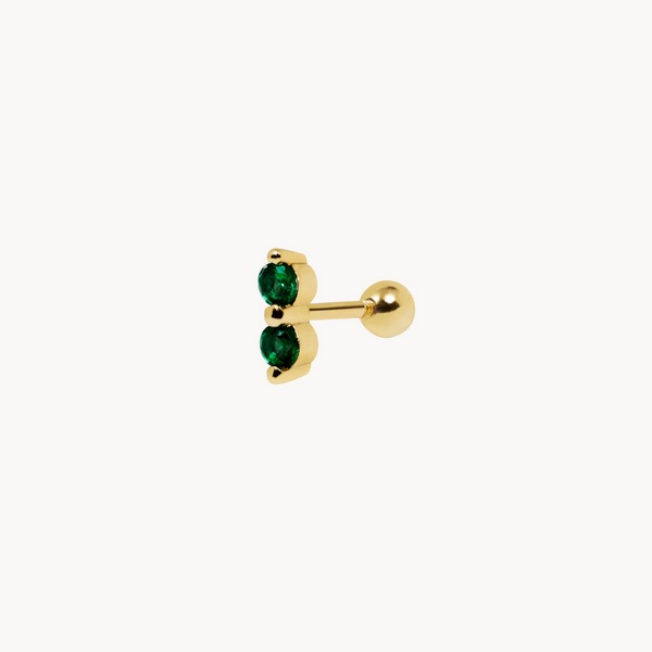 GREEN PETITE ALA PIERCING
