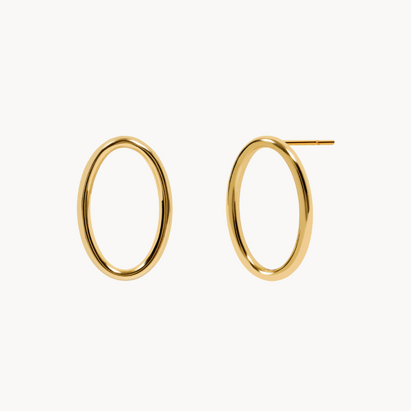 OVAL OUTLINE EARRINGS