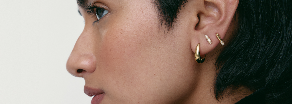 Tipos de pendientes para mujer: Aros, ear cuffs, piercings, studs y más