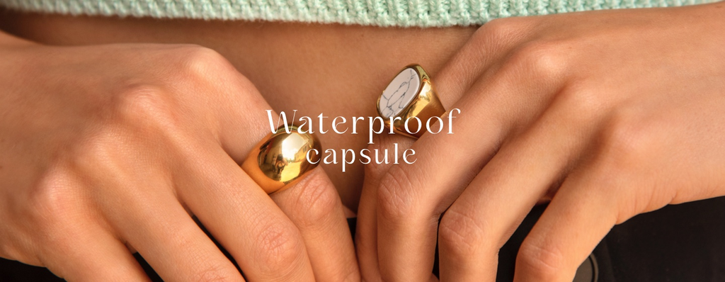 Collection of waterproof jewelry.