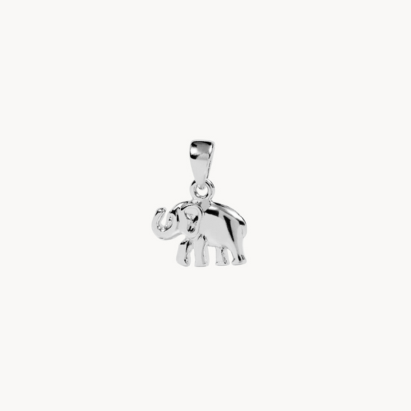 CHARM ELEPHANT SILVER