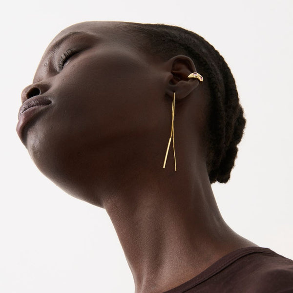 LONG STRAIGHT EARRINGS