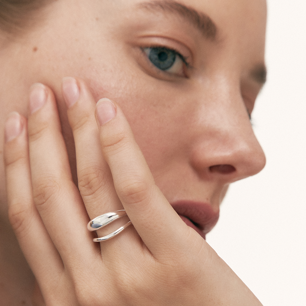 Double R Ring DOUBLE RING | BY LIA