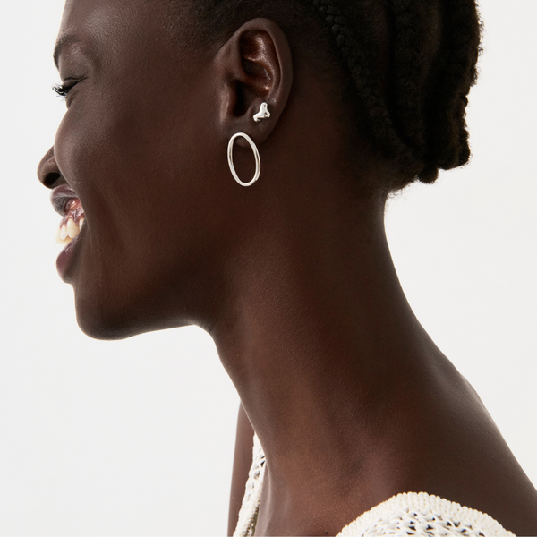 OVAL OUTLINE EARRINGS