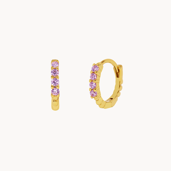 MAUVE METZ EARRINGS