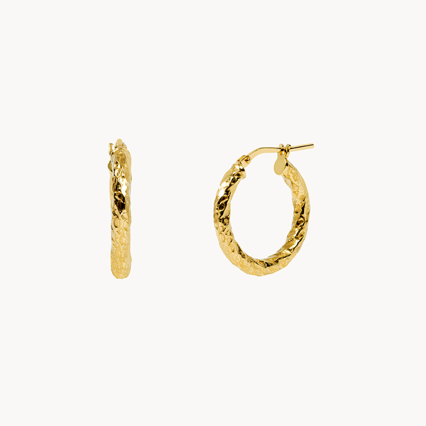 TEXTURED CLASSIC EARRINGS