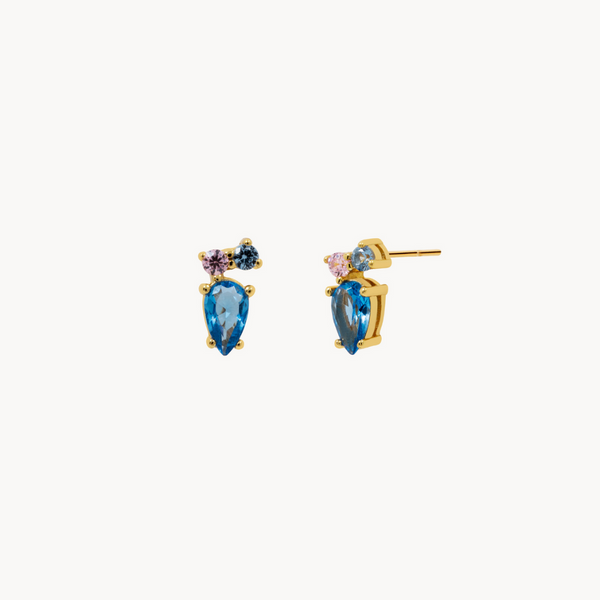 PENDIENTES BLUE PEAR